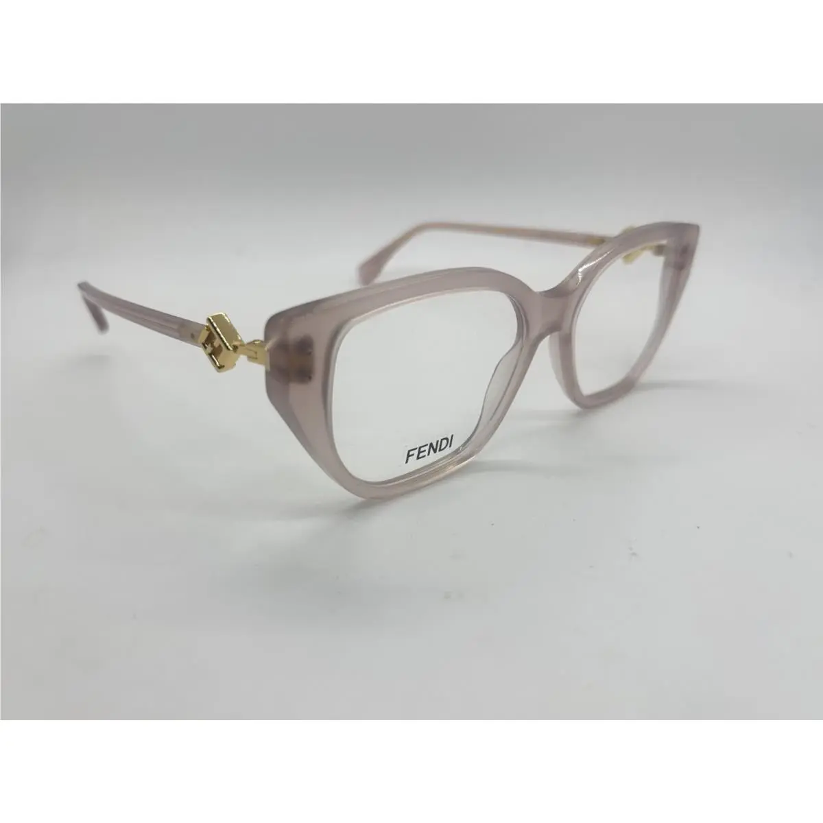 Fendi FE50100I 072 Pink Cat Eye Eyeglasses 53-16-140mm Comes W/full Set