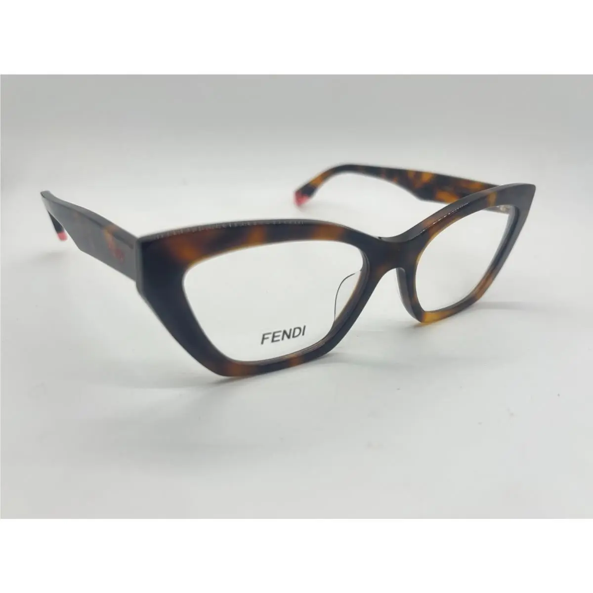 Fendi FE50067I 053 Havana Cat Eye Eyeglasses 54-17-145mm Comes W/full Set