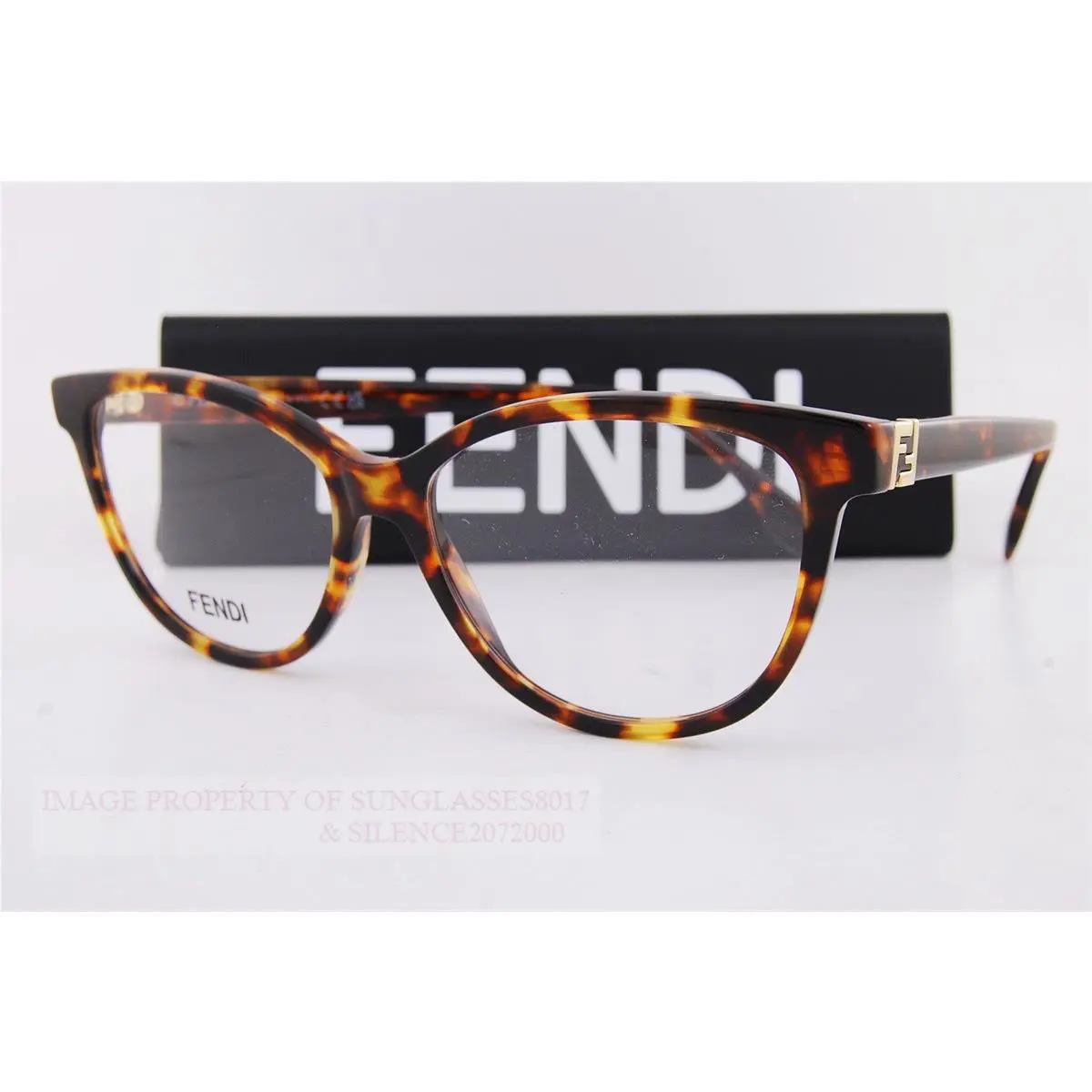 Fendi Eyeglass Frames FE 50145I 056 Tortoise For Women Size 55mm