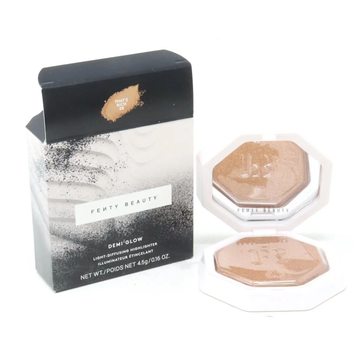 Demi Glow Light Diffusing Highlighter 0.16oz 08 That`s Rich by Fenty Beauty