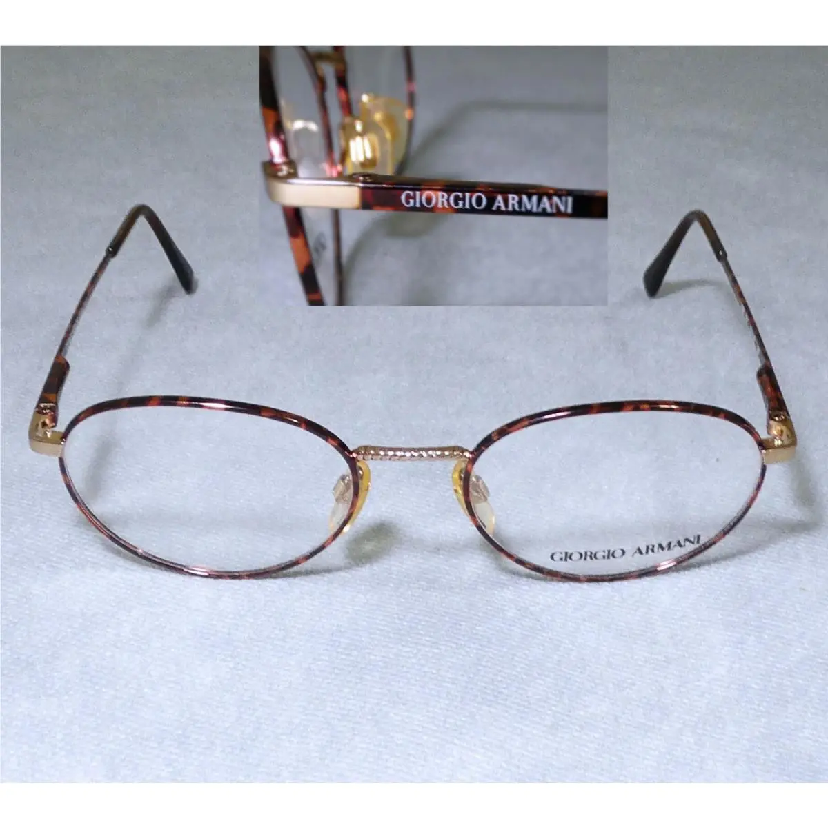 Giorgio Armani Eyeglasses 222-721 Tortoise Finish Metal