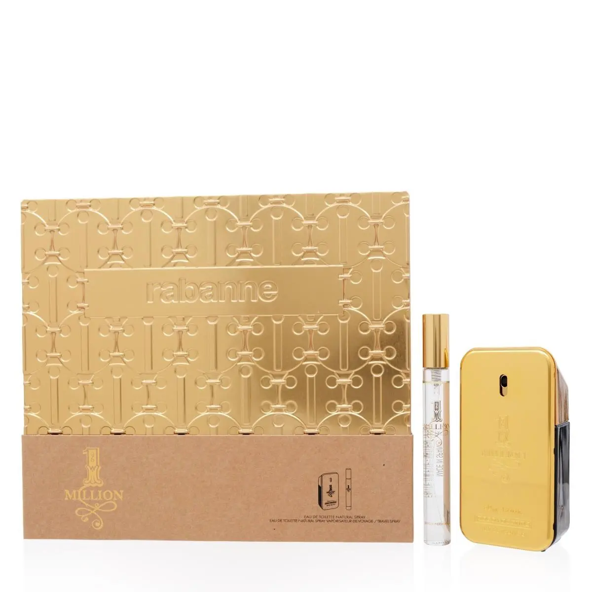 Paco Rabanne 1 Million 2pc Travel Gift Set For Men