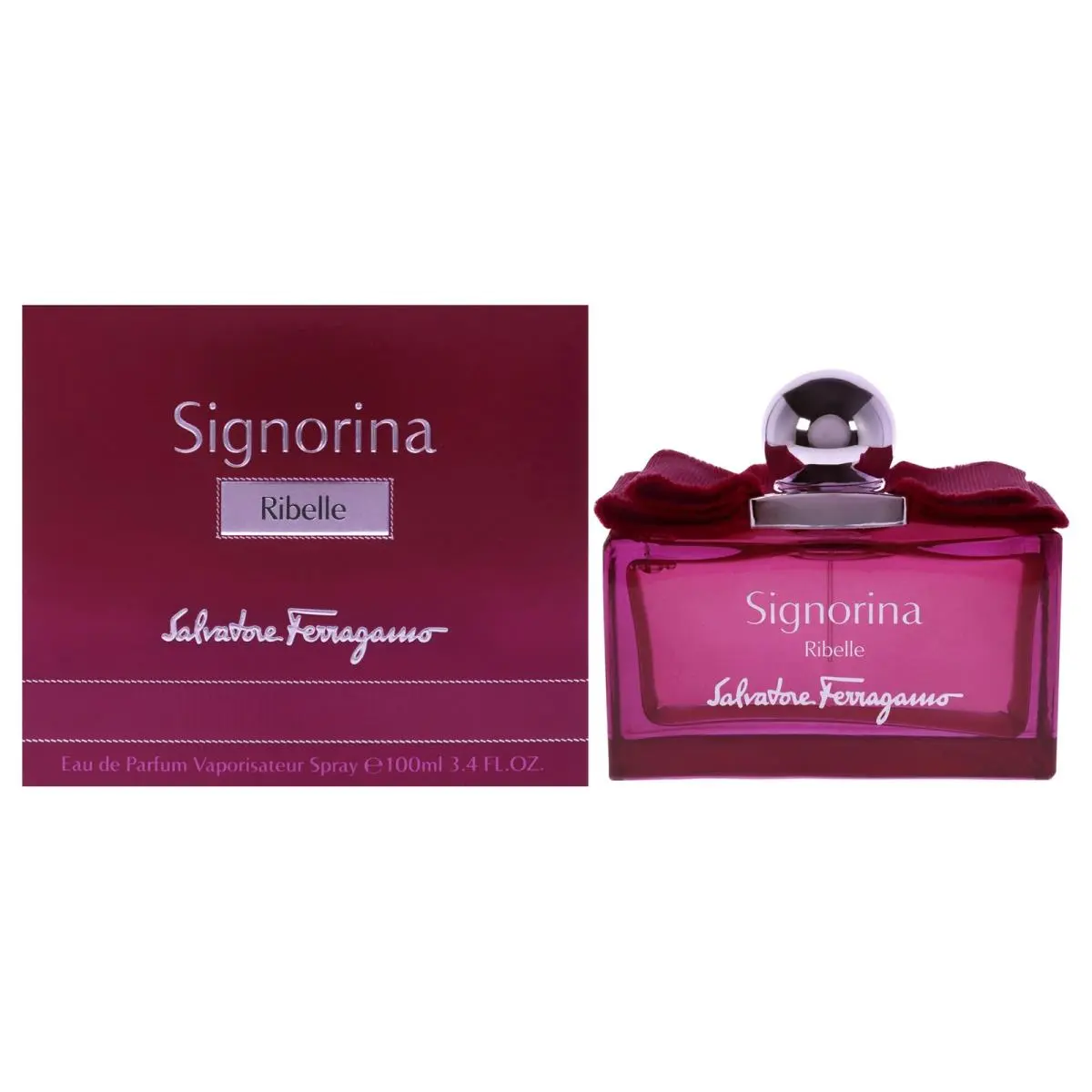 2 Pack Signorina Ribelle by Salvatore Ferragamo For Women - 3.4 oz Edp Spray