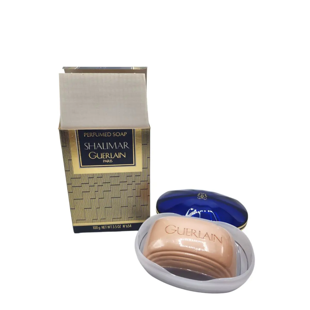 Guerlain Shalimar Geurlain Perfumed Soap with Dish 3.5 oz / 100g - in Plastic