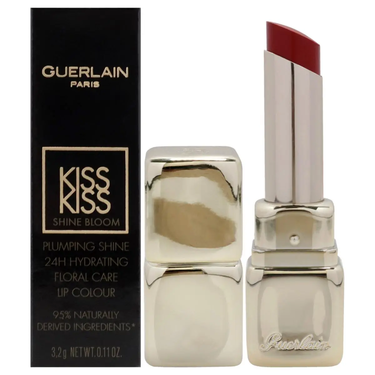 2 Pack Guerlainkiss Kiss Shine Bloom Lipstick - 509 Wild Kiss - 0.11 oz