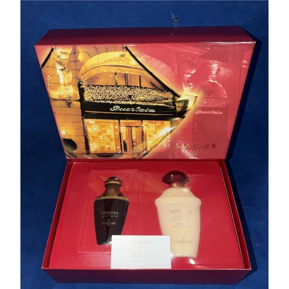1 of a Kind Vintage Samsara Guerlain Perfume 50ml Body Lotion 6.8 Oz Sealed