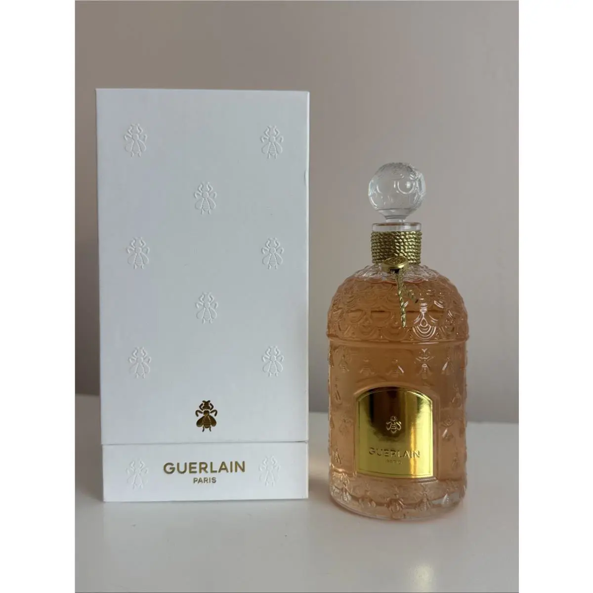 Guerlain Eau DU 68 Edp Exclusive Bee Bottle 4.2oz/125ml + Empty 1oz/30ml