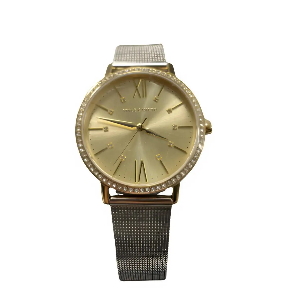 Silver Dial Two-tone Stainless Steel Watch by Vince Camuto