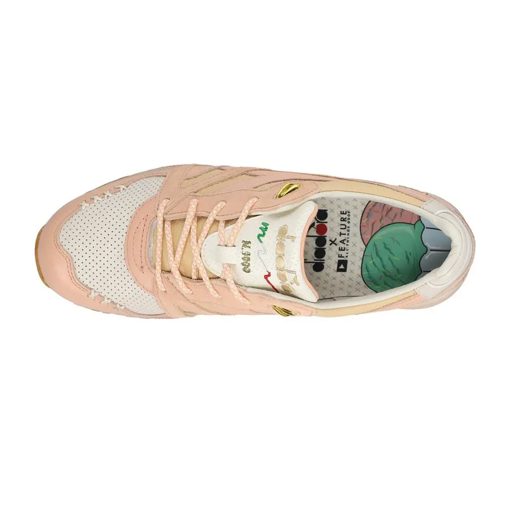 Diadora shoes - diadora N9000 Ice Cream X Feature Perforated Lace Up - 170658-50042 - Pink 2