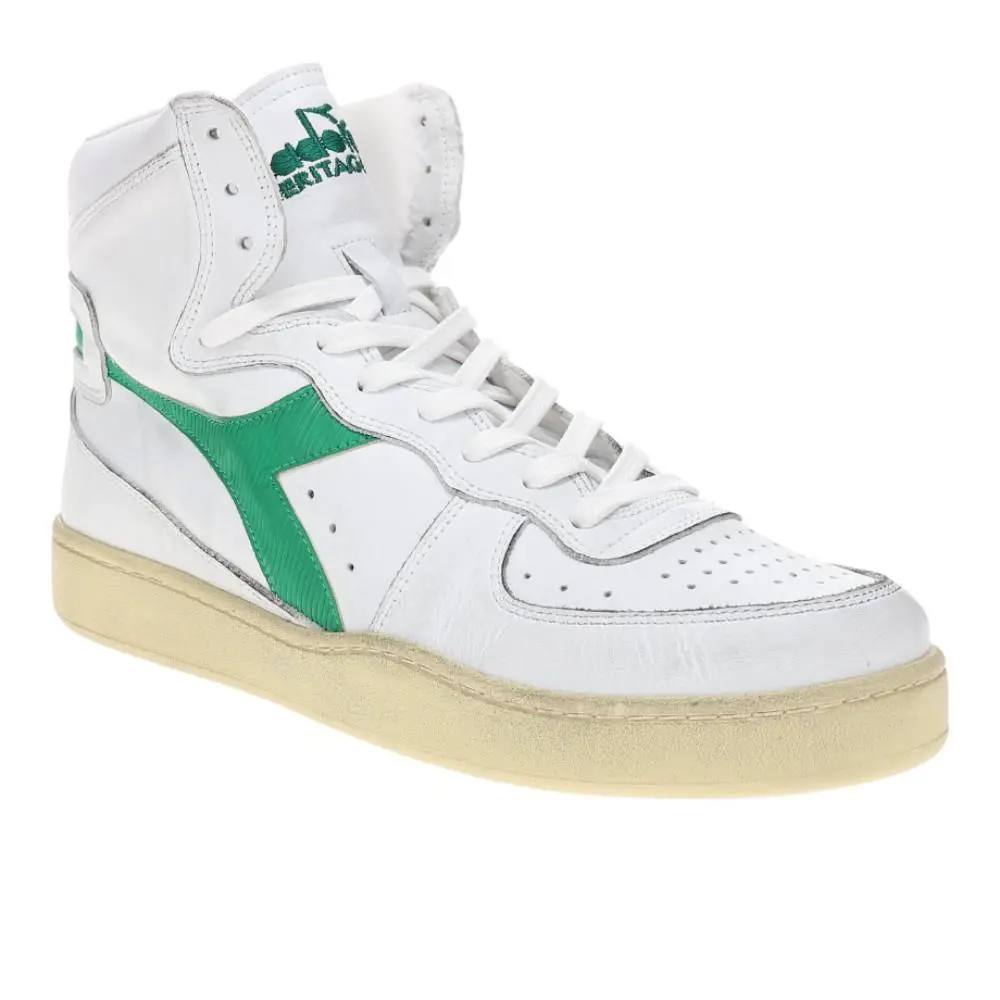 Diadora shoes - diadora Mi Basket Used High Top - 158569-C6834 - White 0