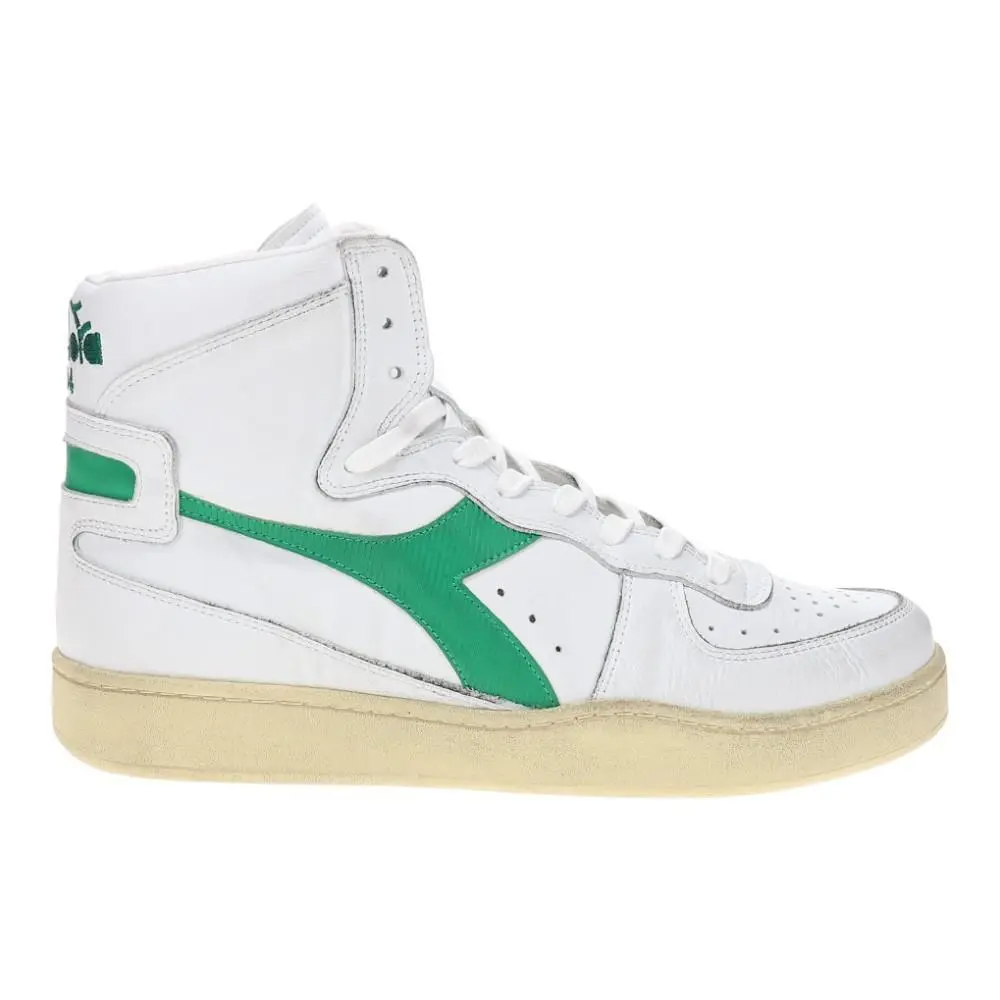 Diadora shoes - diadora Mi Basket Used High Top - 158569-C6834 - White 4