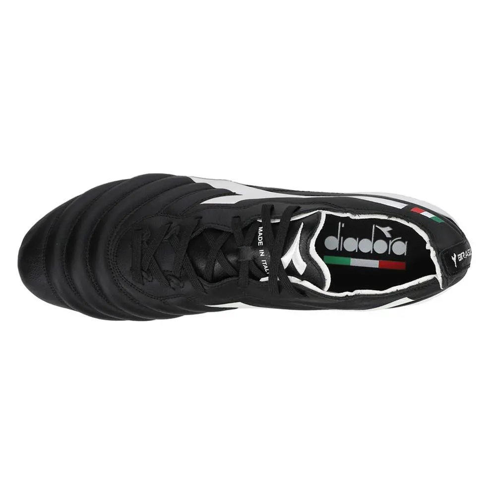 Diadora shoes - diadora Brasil Elite2 Tech Made In Italy Lpx Firm Ground Soccer C - 178799-C0641 - Black 2