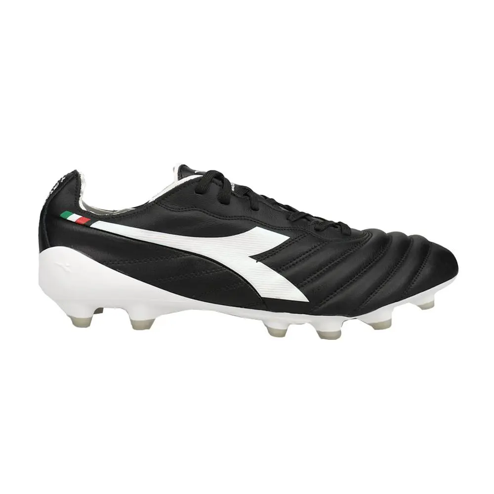 Diadora shoes - diadora Brasil Elite2 Tech Made In Italy Lpx Firm Ground Soccer C - 178799-C0641 - Black 4