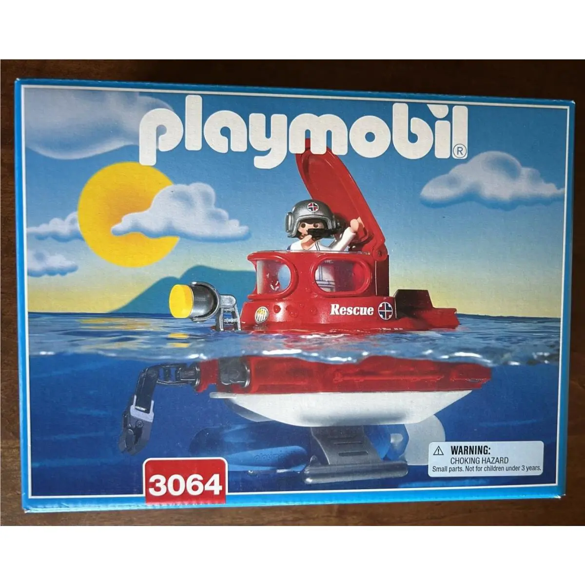 Playmobil 3064 Submarine Rescue - Sails and Dives - - 1999