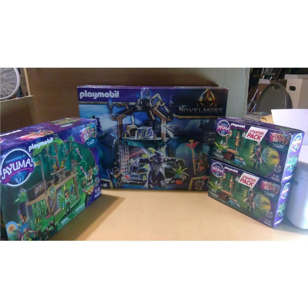 Playmobil Adventures of Ayuma 70905 x2 + 70805 + Novelmore 70746