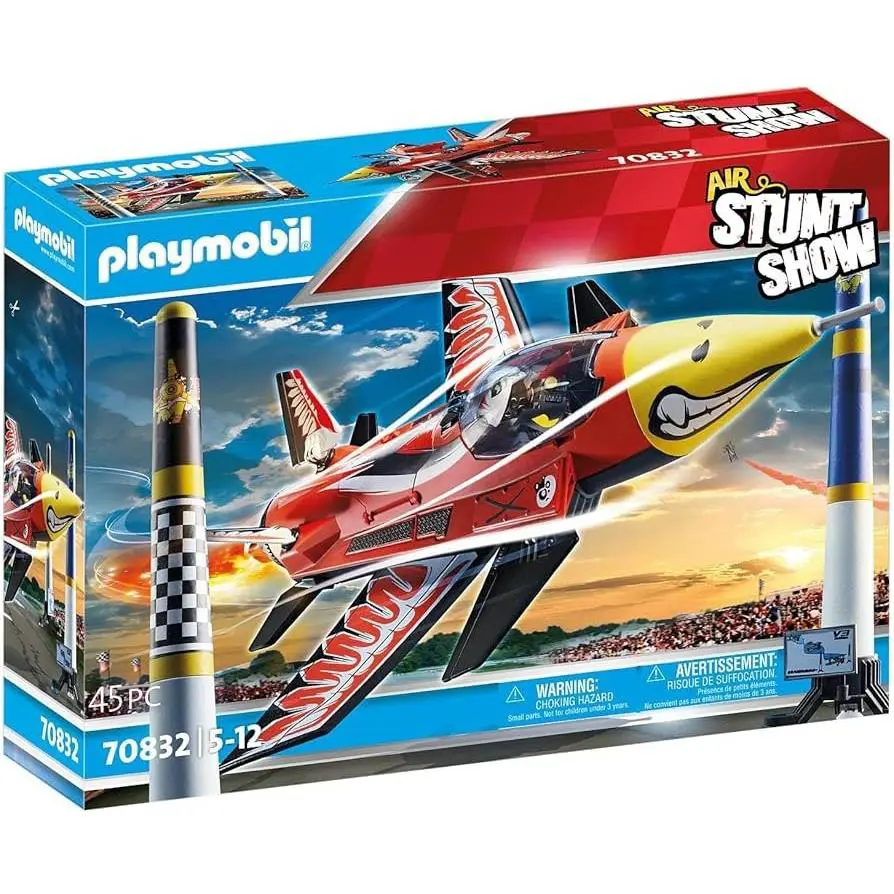 Playmobil 70832 Air Stunt Show Eagle Jet - 45 PC Set