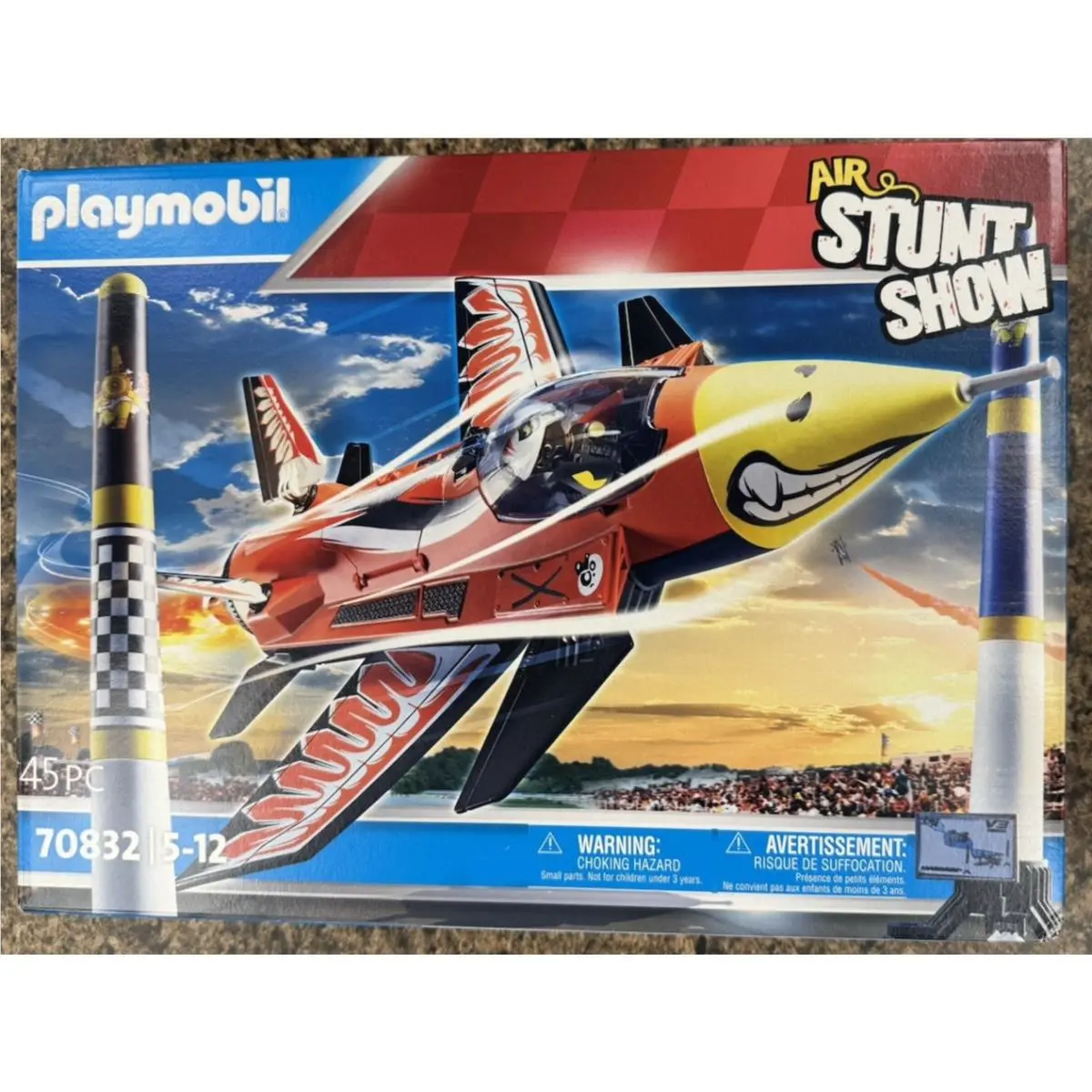 Playmobil 70832 Stunt Show: Orel Jet Plane Box