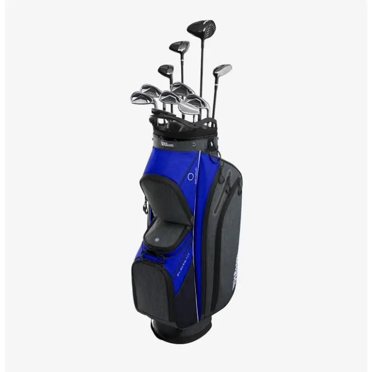 Wilson Playerfit Complete Set Graphite Regular 17pc Men`s Cart Bag Golf