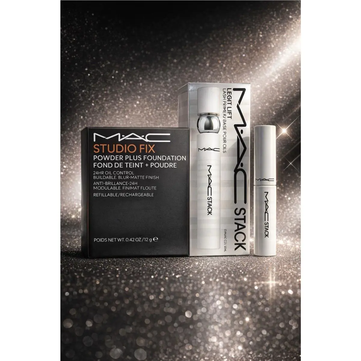 Mac Cosmetics Lot Of 2 - M•a•c - Studio Fix Powder Plus Foundation M•a•c - Stack Lash Primer