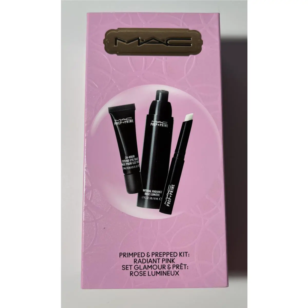 Mac Mac Primped & Prepped Kit: Radiant Pink Primped Prepped Kit: Radiant Pink Face Eye Lip Primer