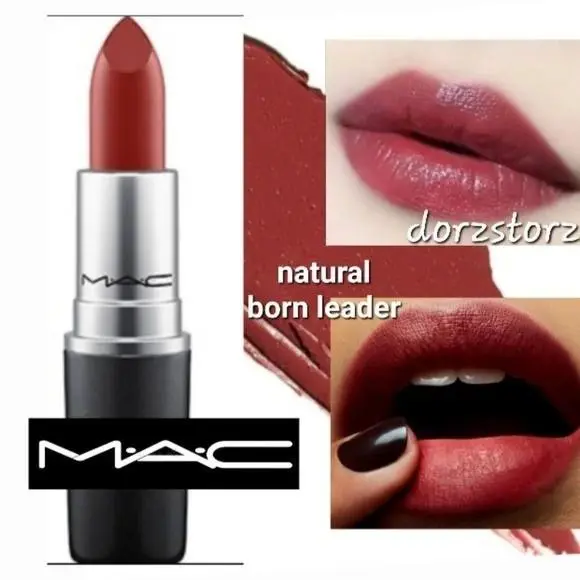 Mac Matte Lipstick Natural Born Leader 659 Creamy Matte Lip Stick Plum FS BX