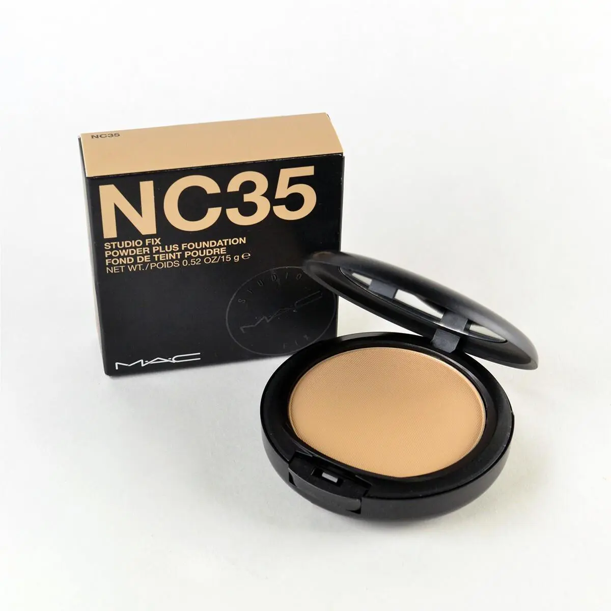 Mac Studio Fix Powder Plus Foundation NC35 - Full Size 0.52 Oz. / 15 g