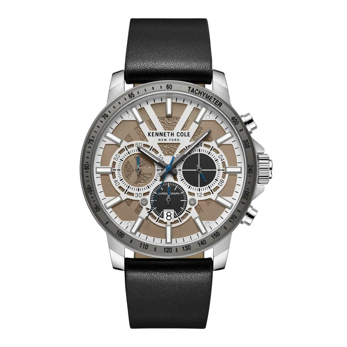 Men`s Classic 44mm Quartz Watch KCWGC2234805 by Kenneth Cole