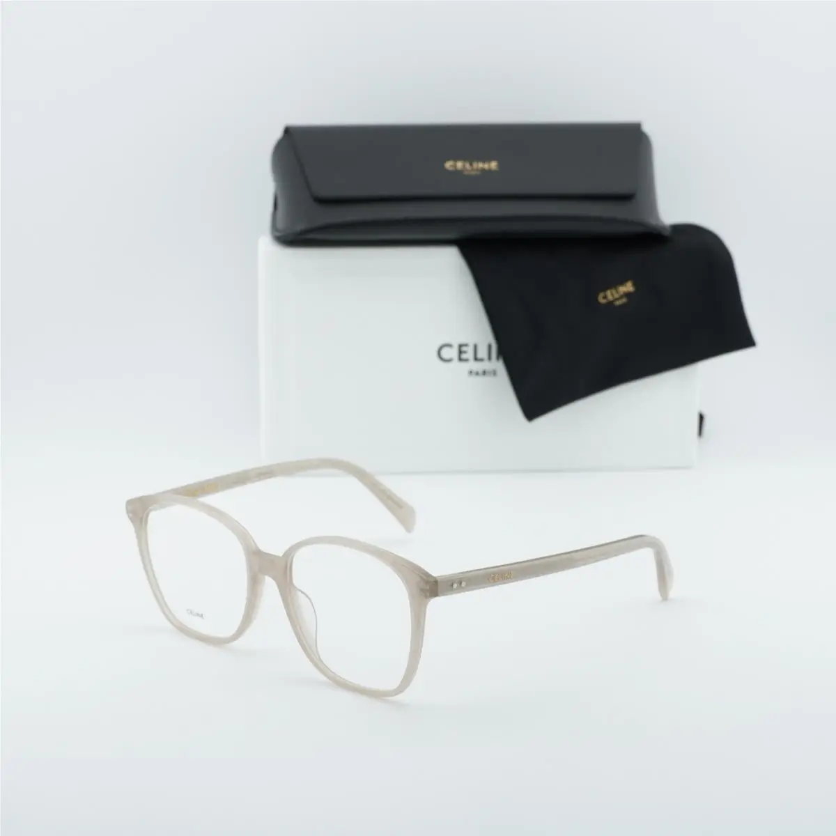 Celine CL50115I 020 Transparent Grey 55mm Eyeglasses
