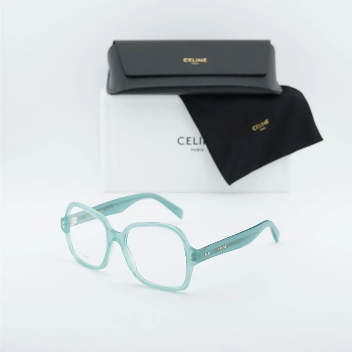 Celine CL50148I 093 Light Green 53mm Eyeglasses