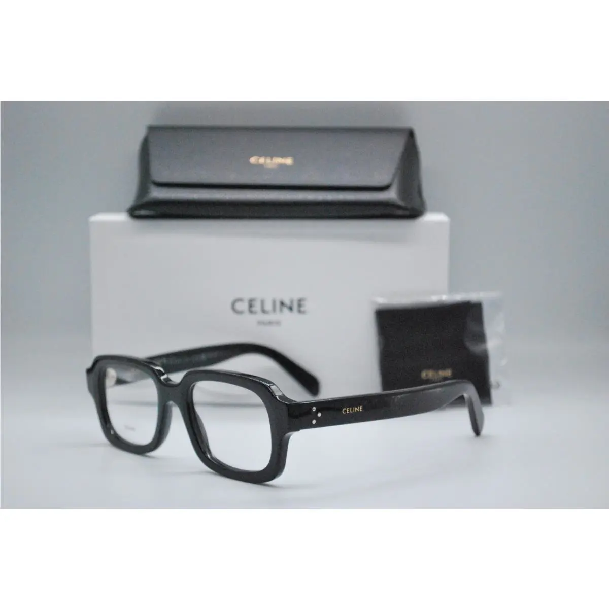 CL50153I 001 Shiny Black Sunglasses Frames 51-20 by Celine