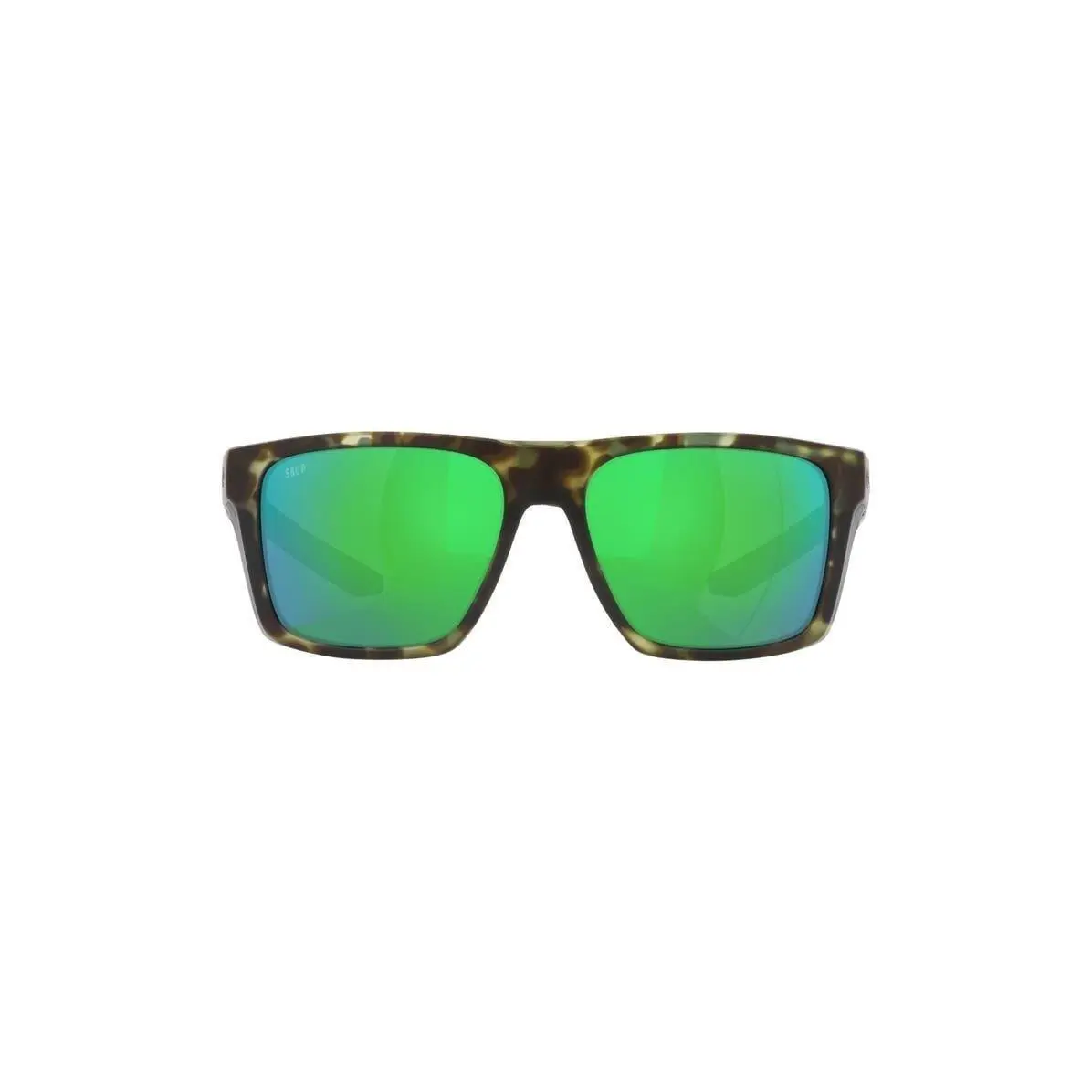 Costa Del Mar Men 57mm Polarized Square Sunglasses Green