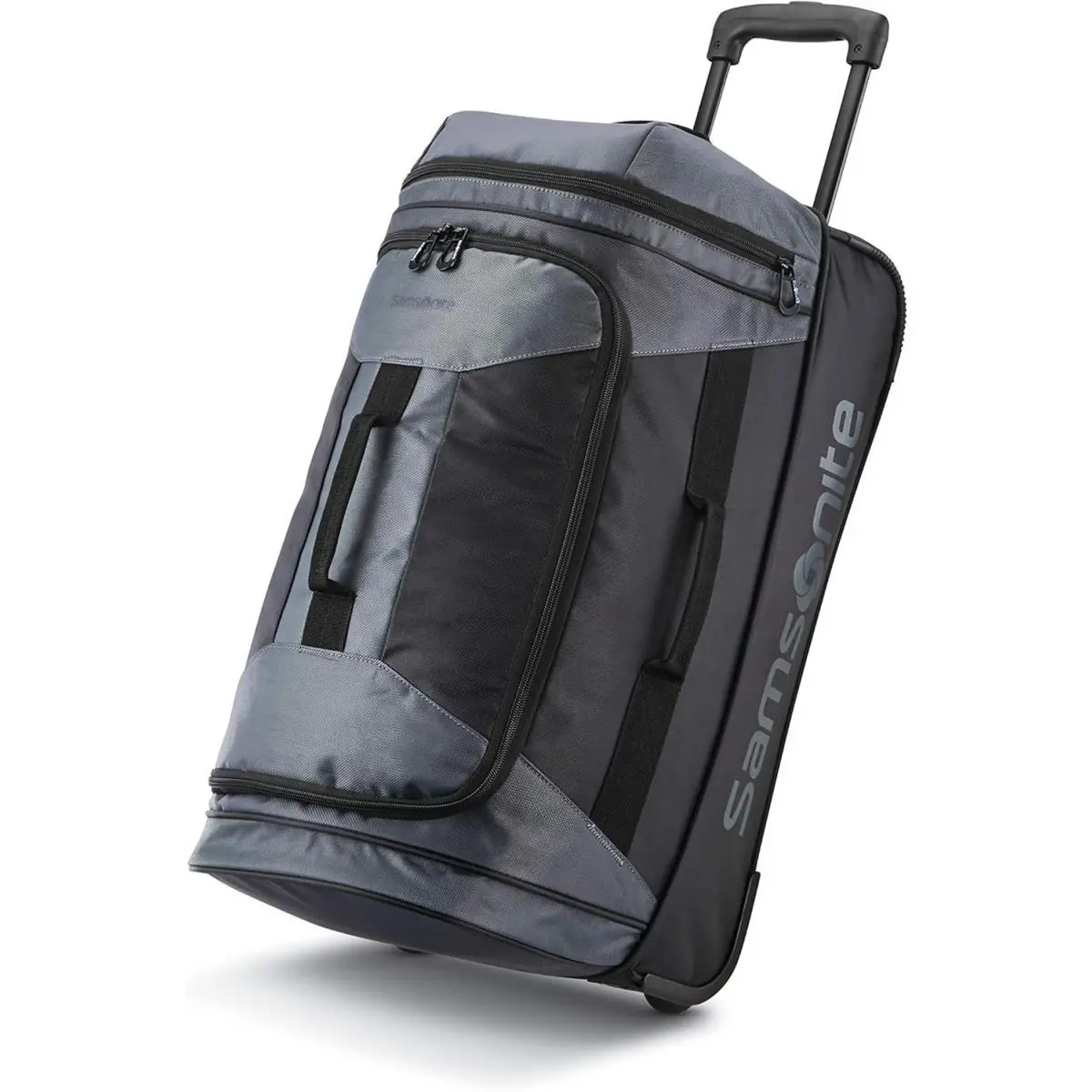 Samsonite Andante 2 Wheeled Rolling Duffel Bag Moss Green Black 22 Inch