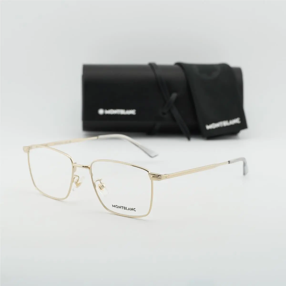 MB0308O 001 Gold 54mm Eyeglasses by Montblanc