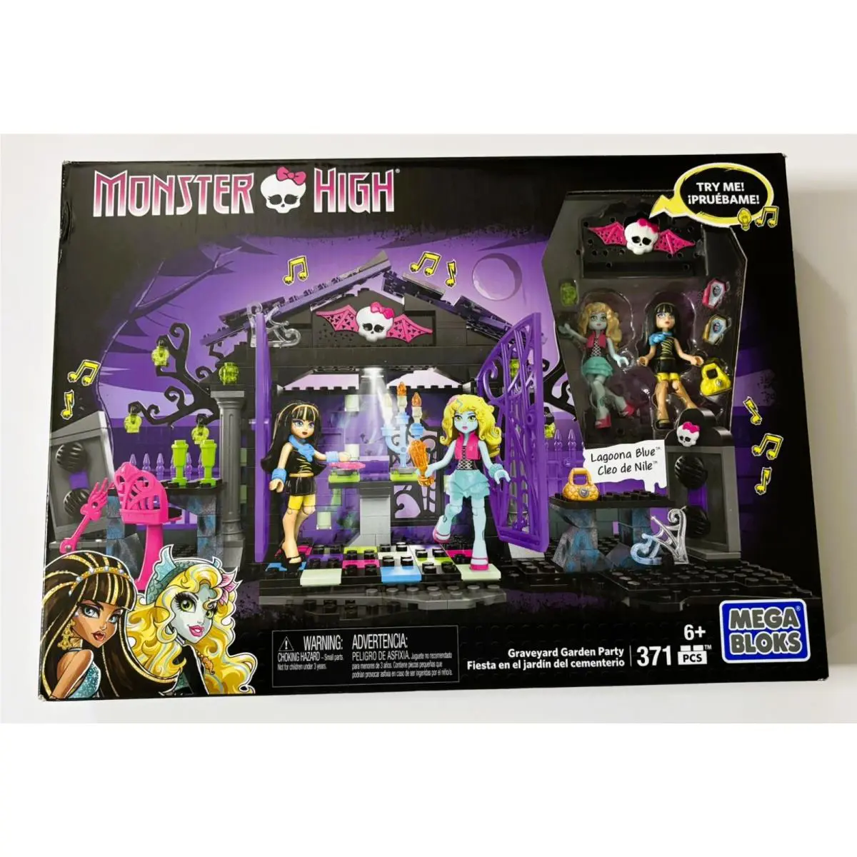 Monster High Mega Bloks Graveyard Garden Party with Music 2015