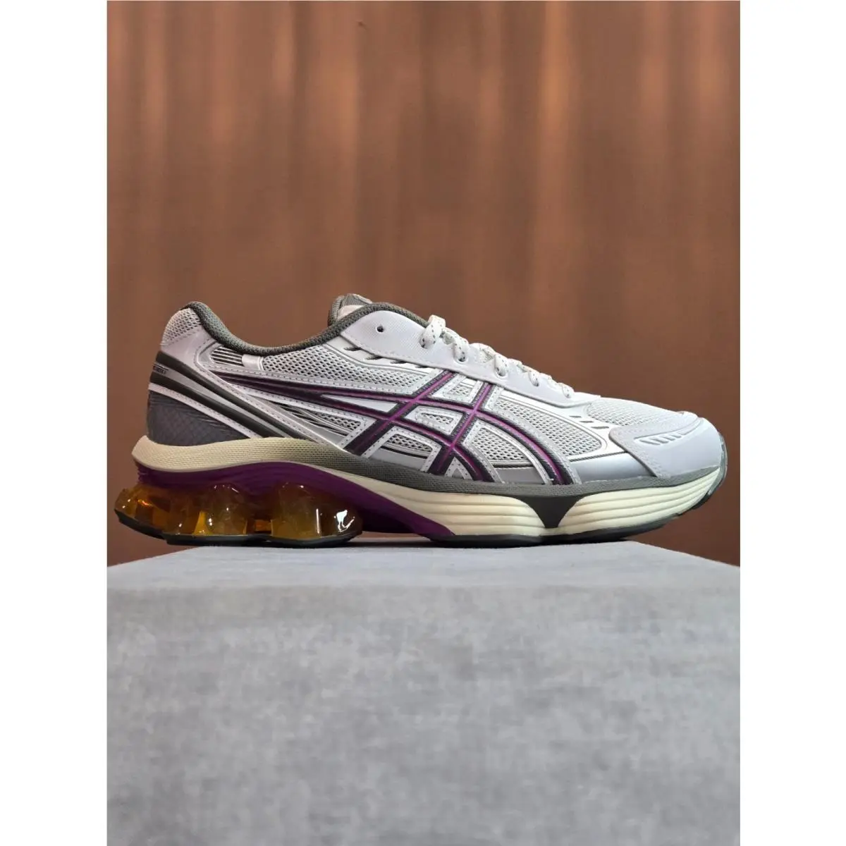 Asics Gel-kinetic Fluent - White Truffle Grey 1203A591-100 Men`s 7.5 Women`s 9
