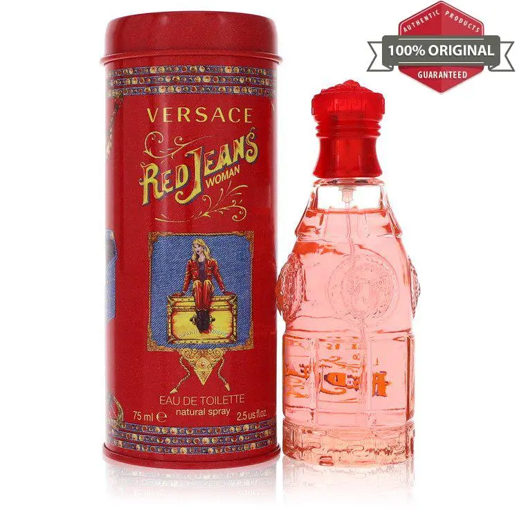 Red Jeans Perfume by Versace Edt Spray For Women 2.5 oz 75 ML