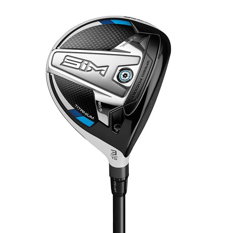 Taylormade Mens Sim Ti 5 Fairway Wood 19 Loft Regular Flex Left Hand