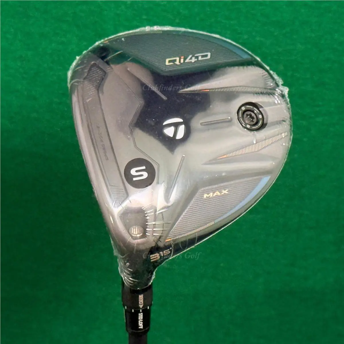 LH Taylormade Qi4D Max 15° 3 Fairway Wood Mitsubishi Reax 55 Stiff w/ HC