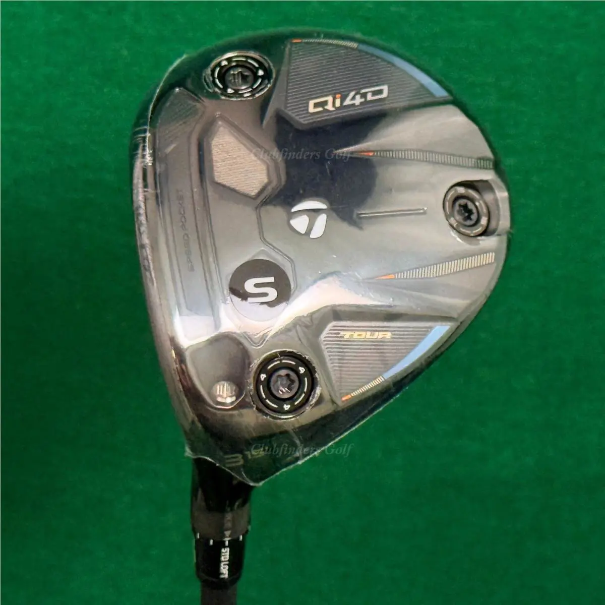 Taylormade Qi4D Tour 15° Fairway 3 Wood Reax 75-S Graphite Stiff w/ HC