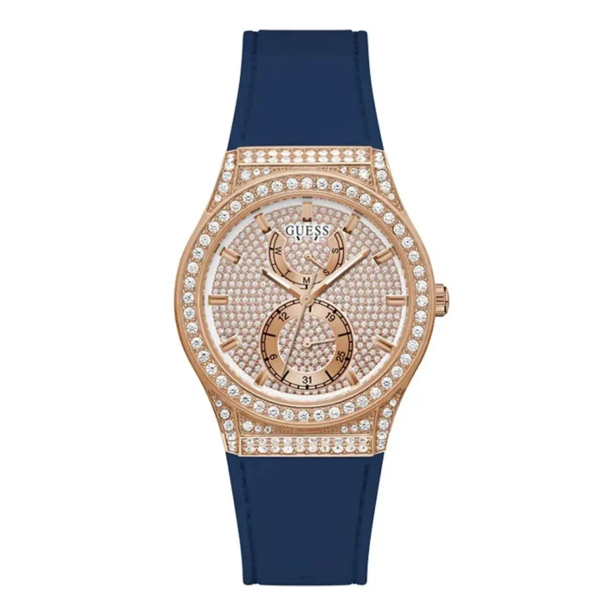 Women`s Princess Rose Gold Dial Watch - GW0439L4 by Guess
