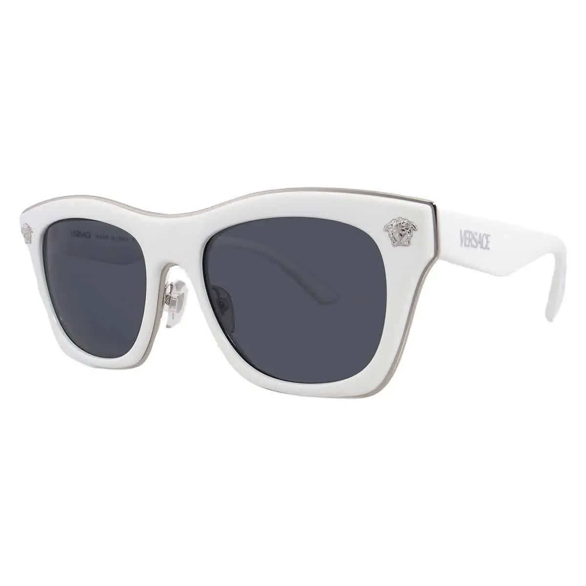 Versace Dark Grey Square Men`s Sunglasses VE2272 314/87 53 VE2272 314/87 53