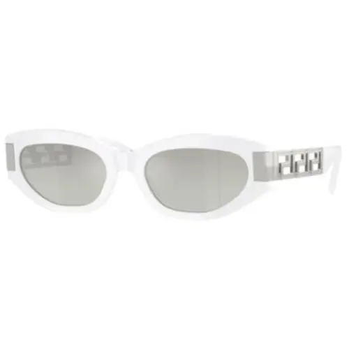 Versace VE 4501 White Grey Mirror Gradient Silver Polyamide Standard 314/6V Sun