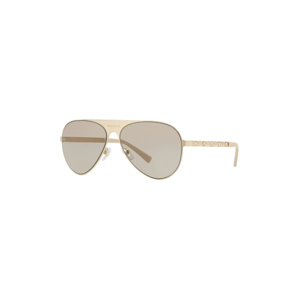 Versace Women 59mm Pilot Aviator Sunglasses Lite Brown - Frame: Multicolor