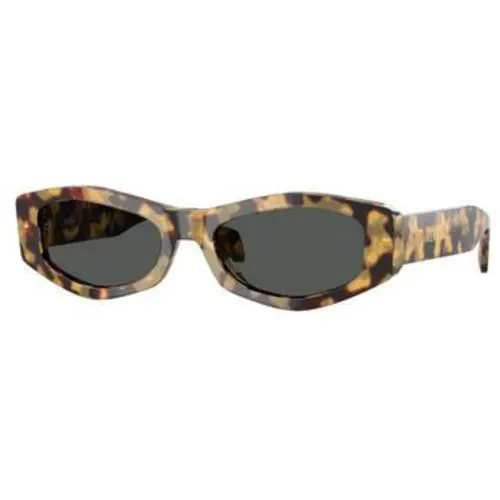 Versace VE 4487 Brown Yellow Havana Dark Grey Polyamide Standard 777/87 Sunglas