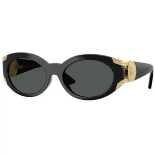 Versace VE 4503 U Black Dark Grey Policarbonate Standard GB1/87 Sunglasses