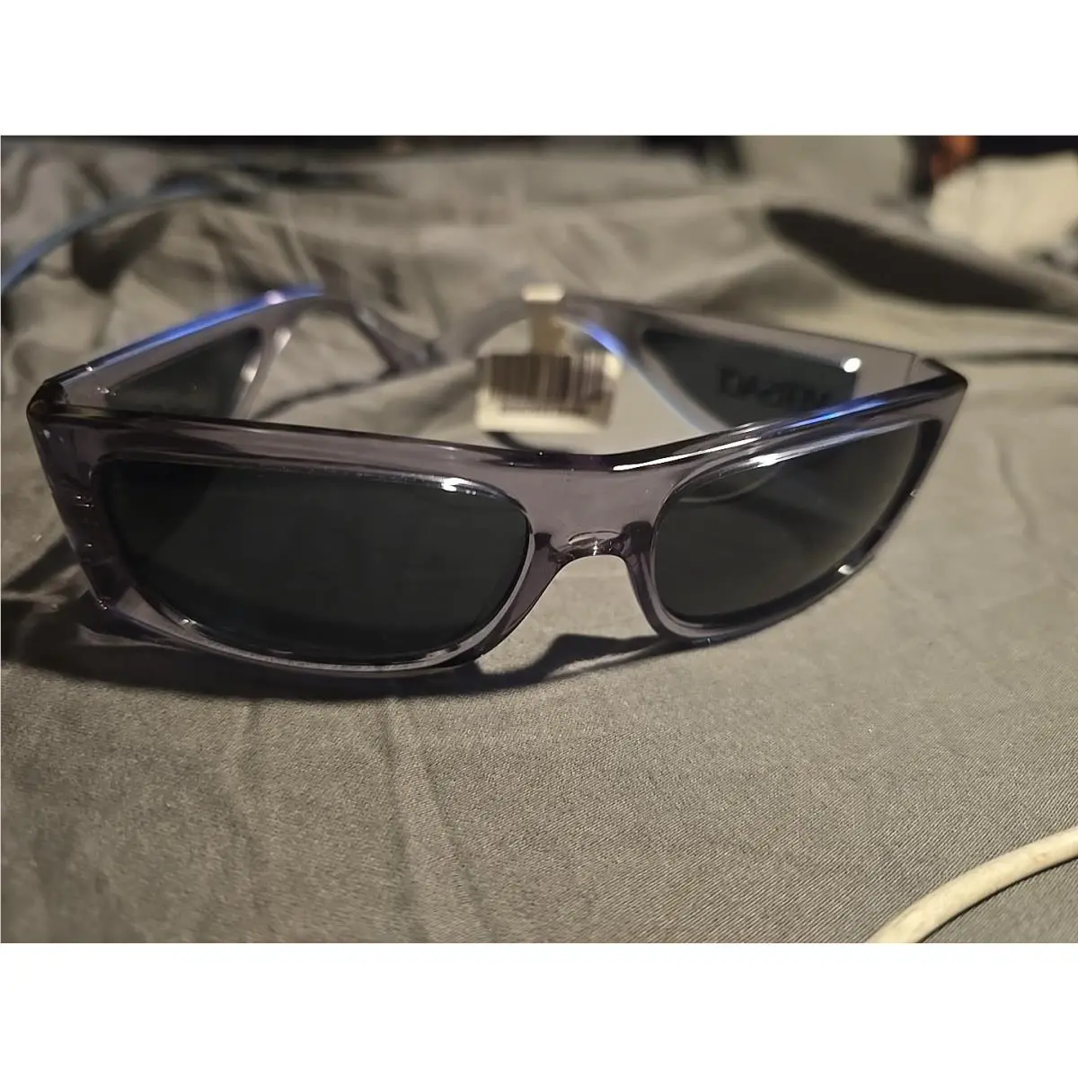 Versace VE4482 530587 Transparent Grey Men`s 57 mm Sunglasses
