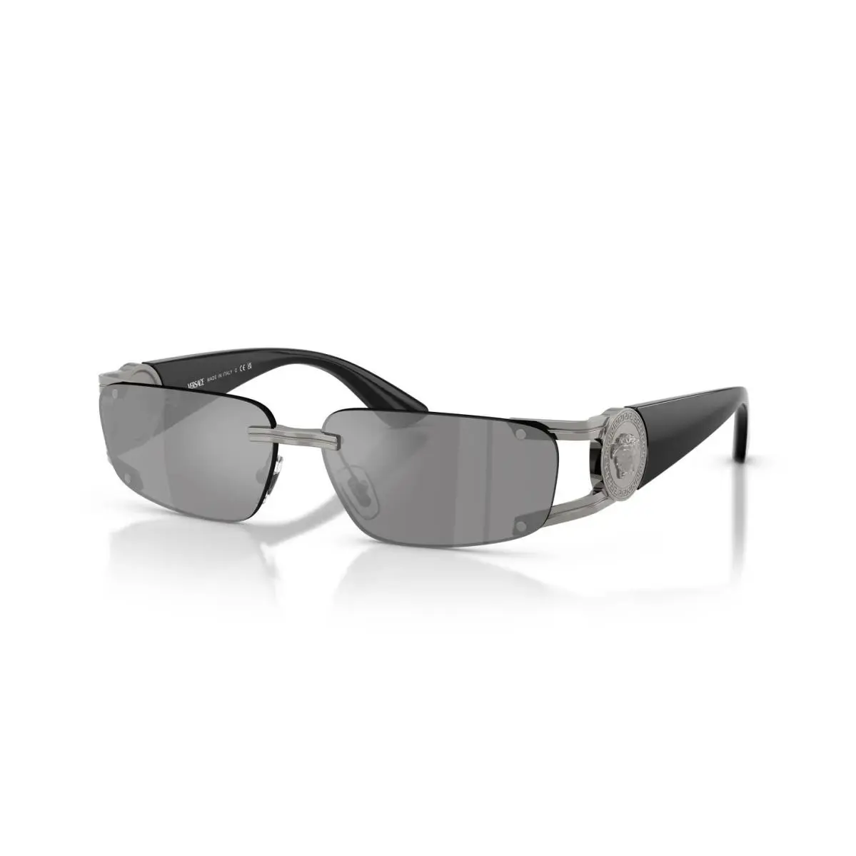 Versace VE 2291 Gunmetal/grey Silver Mirrored 10006G Sunglasses