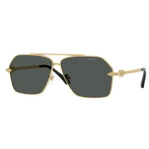 Versace VE 2284 Gold Dark Grey Policarbonate Standard 100287 Sunglasses