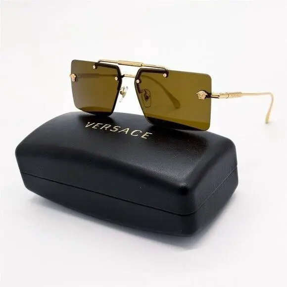 Versace Sunglasses VE2245 1002/73 Gold Women Eyewear VE2245 100273