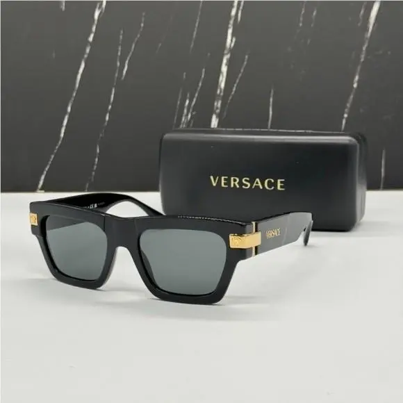 VE4464 GB1/87 Versace Black Mod 4464 GB1/87 Unisex Sunglasses VE4464 GB187